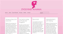 Desktop Screenshot of evolvingmamma.com